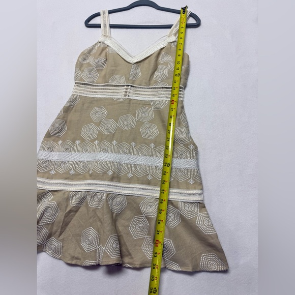 Alexis Marilia Embroidered Mini Dress tan - Picture 9 of 14